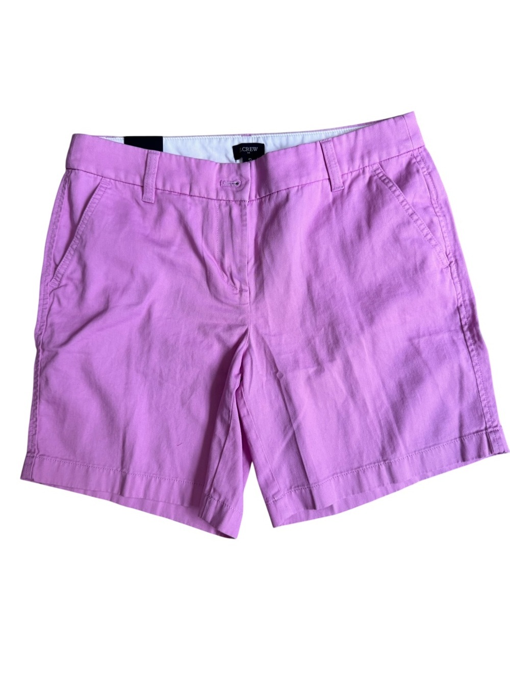 NWT J.Crew Pink Cotton Mid Rise Chino Shorts Size 6
